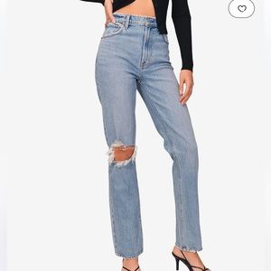 Abercrombie Ultra High Rise 90s Straight